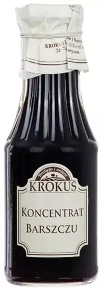 Barszcz czerwony bezglutenowy koncentrat 280 ml - Krokus