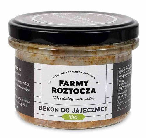 Bekon Do Jajecznicy Bio 180 G (Słoik) - FARMY ROZTOCZA