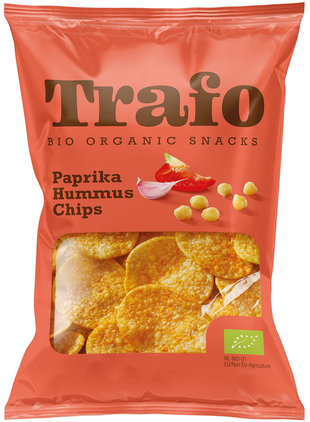 Chipsy z ciecierzycy paprykowo czosnkowe 75 g - Trafo (EKO)