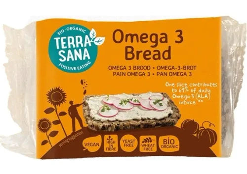Chleb omega-3 krojony 300 g - Terrasana (EKO)
