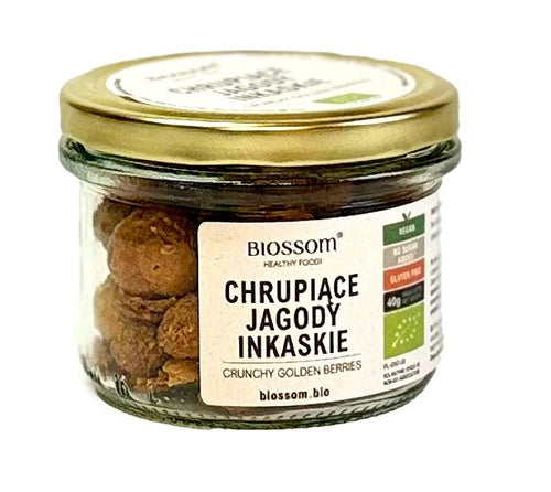 Chrupiąca jagoda inkaska bezglutenowa 40 g - Biossom (EKO)