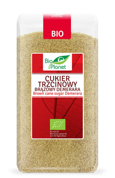 Cukier trzcinowy brązowy 500 g - Bio Planet (EKO)