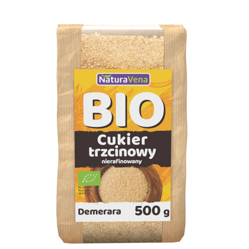 Cukier trzcinowy demera 500 g - Naturavena (EKO)