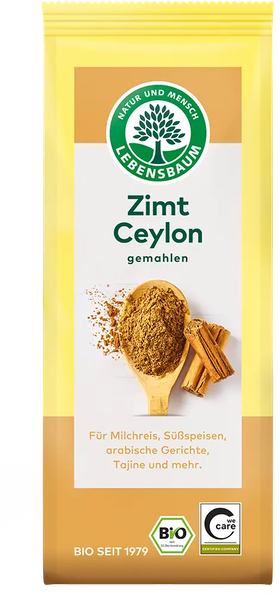 Cynamon cejloński mielony 50 g - Lebensbaum (EKO)