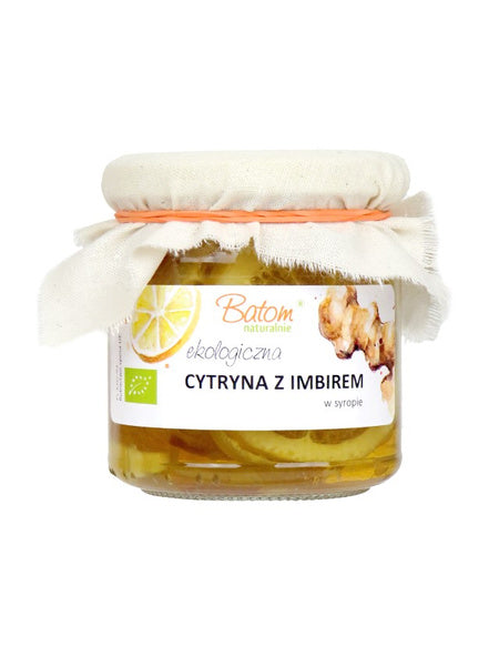 Cytryna z imbirem w syropie 220 g - Batom (EKO)