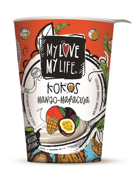 Deser kokosowy mango marakuja bezglutenowy 180 g - My Love My Life (EKO)