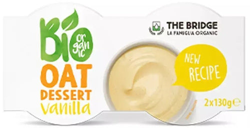Deser owsiany waniliowy bezglutenowy 2 szt. 260 g - The Bridge (EKO)