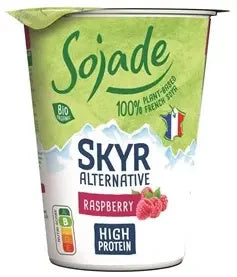 Deser typu skyr proteinowy sojowy malinowy 400 g - Sojade (EKO)
