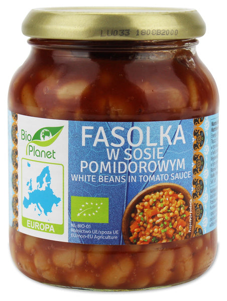 Fasolka w sosie pomidorowym 360 g - Bio Planet (EKO)