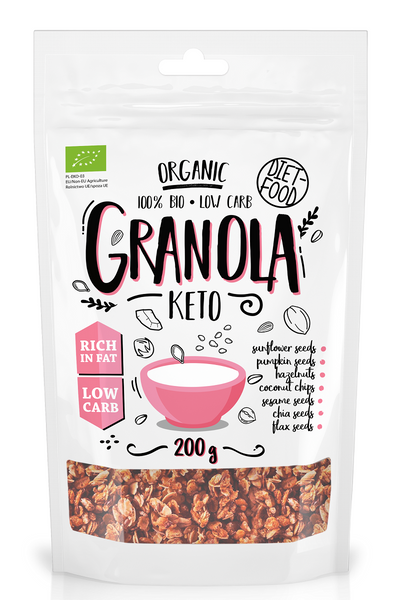 Granola KETO 200 g - DIET-FOOD (EKO)
