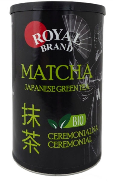 Herbata zielona matcha japońska ceremonialna 100 g - Royal Brand (EKO)