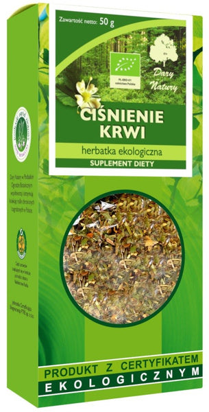 Herbatka ciśnienie krwi 50 g - Dary Natury (EKO)