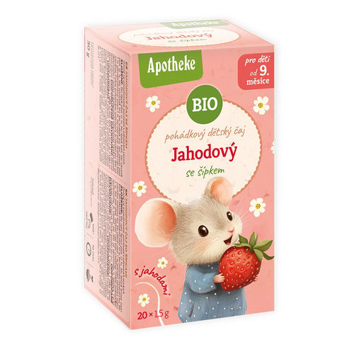 Herbatka dla dzieci (dzika róża z truskawką) od 9 msc. 20 szt. 30 g - Apotheke (EKO)