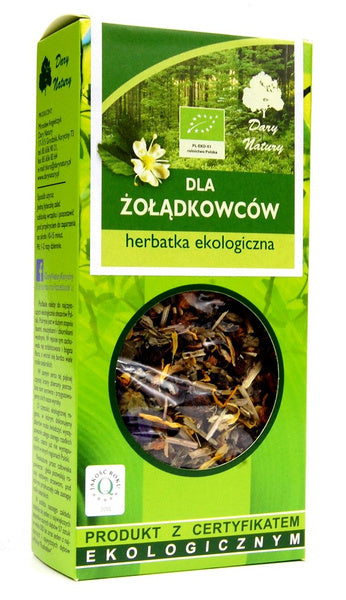 Herbatka dla żołądkowców 50 g - Dary Natury (EKO)
