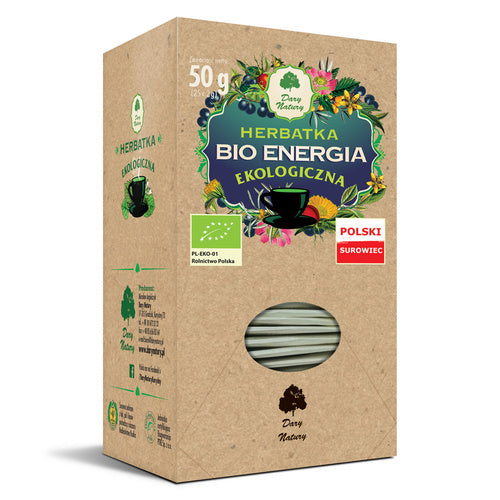 Herbatka energia 25 szt. 50 g - Dary Natury (EKO)
