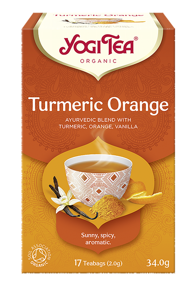 Herbatka kurkuma pomarańcza turmeric orange 17 szt. 34 g - Yogi Tea (EKO)