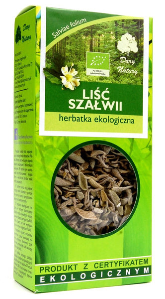 Herbatka liść szałwii 25 g - Dary Natury (EKO)