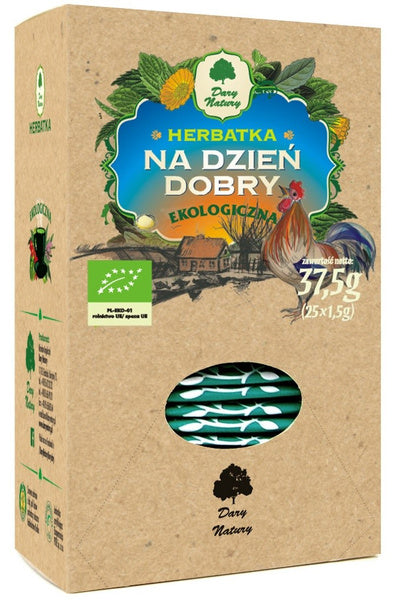 Herbatka na dzień dobry 25 szt. 37,5 g - Dary Natury (EKO)
