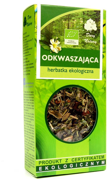 Herbatka odkwaszająca 50 g - Dary Natury (EKO)