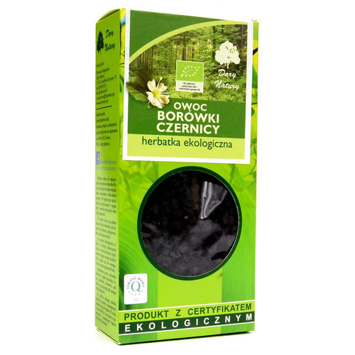 Herbatka owoc borówki czernicy 100 g - Dary Natury (EKO)