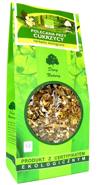 Herbatka polecana przy cukrzycy 150 g - Dary Natury (EKO)