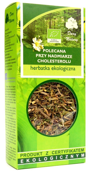 Herbatka polecana przy nadmiarze cholesterolu 50 g - Dary Natury (EKO)
