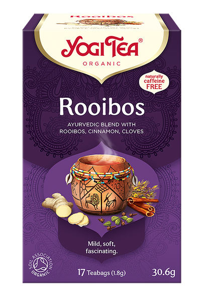 Herbatka rooibos z cynamonem i goździkami 17 szt. 30,6 g - Yogi Tea (EKO)