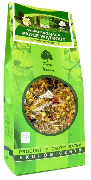 Herbatka wspomagająca pracę wątroby 200 g - Dary Natury (EKO)