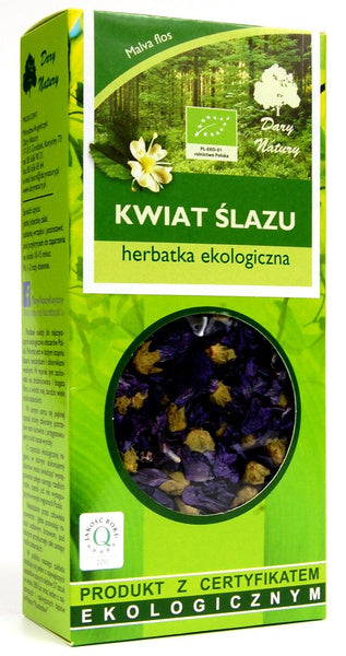 Herbatka z kwiatu ślazu 20 g - Dary Natury (EKO)