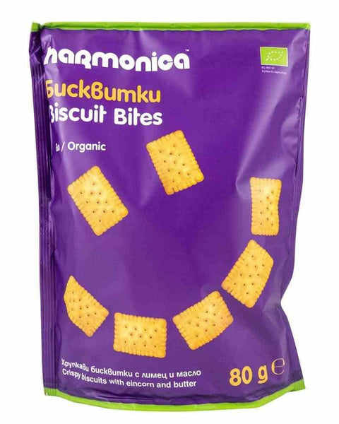 Herbatniki mini maślane 80 g - Harmonica (EKO)