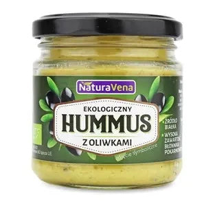 Hummus z oliwkami 185 g - Naturavena (EKO)