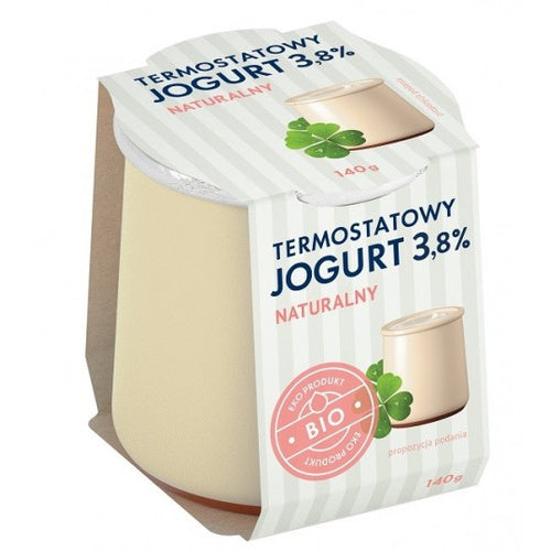 Jogurt termostatowy naturalny 3,8 % 140 g - Yömleko (EKO)