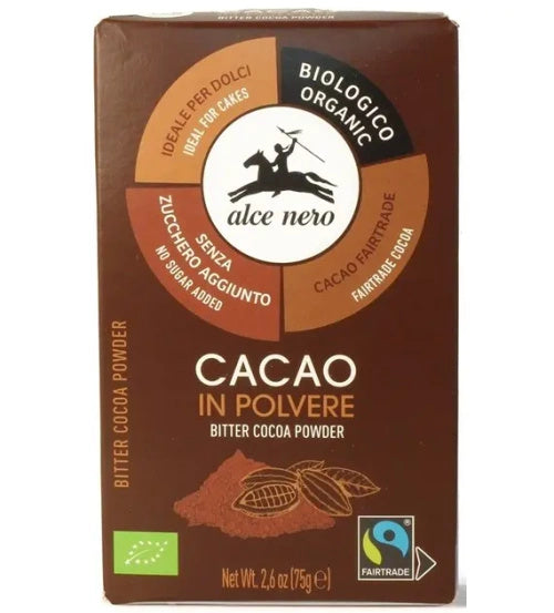 Kakao w proszku fair trade 75 g - Alce Nero (EKO)