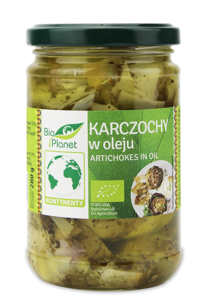 Karczochy w oleju 280 g - Bio Planet (EKO)