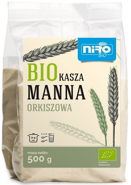 Kasza manna orkiszowa 500 g - NIRO (EKO)