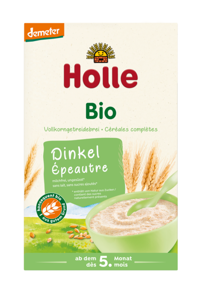 Kaszka orkiszowa pełnoziarnista od 5 msc. 250 g - Holle (EKO)