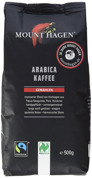 Kawa mielona arabica 100 % fair trade 500 g - Mount Hagen (EKO)