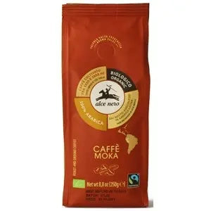 Kawa mielona arabica 100 % moka fair trade górska 250 g - Alce Nero (EKO)