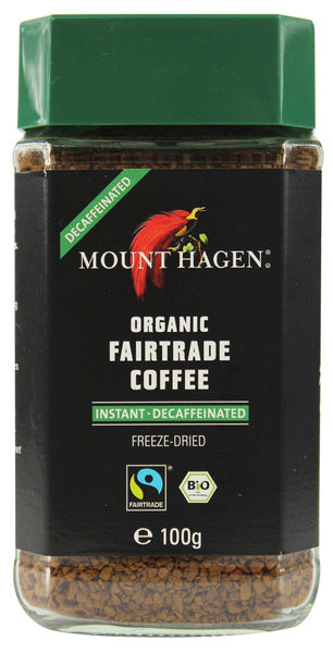 Kawa rozpuszczalna bezkofeinowa arabica/robusta fair trade 100 g - Mount Hagen (EKO)