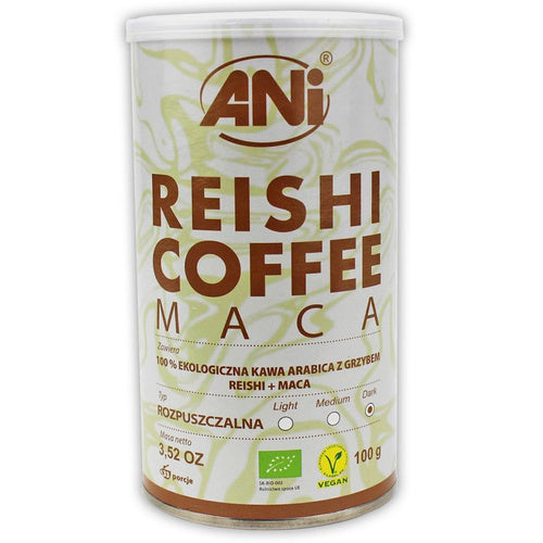 Kawa rozpuszczalna reishi i maca 100 g - Ani (EKO)