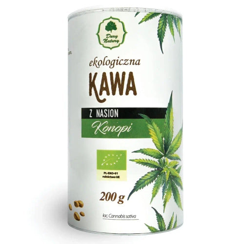 Kawa z nasion konopi 200 g - Dary Natury (EKO)