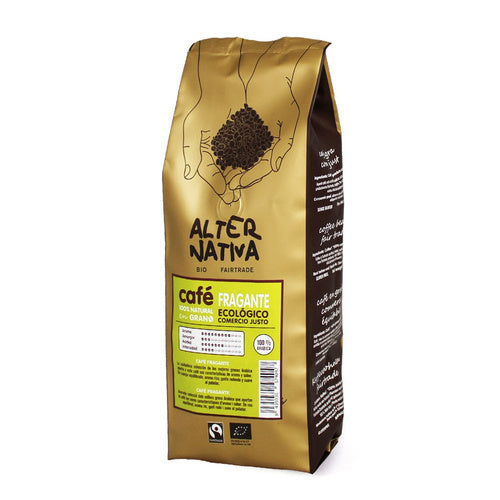 Kawa ziarnista arabica 100 % fair trade bezglutenowa 500 g - Alternativa (EKO)
