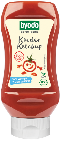 Ketchup dla dzieci bezglutenowy 300 ml - Byodo (EKO)