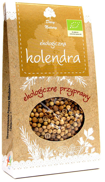 Kolendra ziarno 30 g - Dary Natury (EKO)