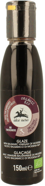 Krem na bazie octu balsamicznego z modeny glaze 150 ml - Alce Nero (EKO)