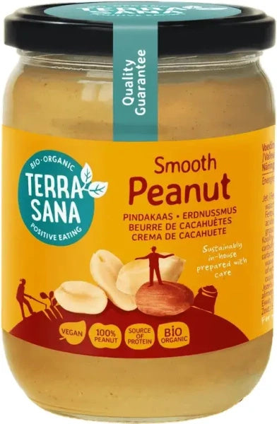 Krem orzechowy z prażonych orzeszków ziemnych 500 g - Terrasana (EKO)