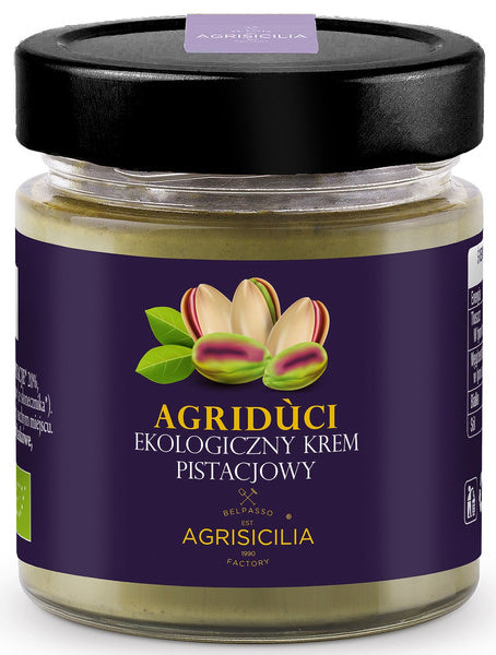 Krem pistacjowy 20 % 200 g - Agrisicilia (EKO)