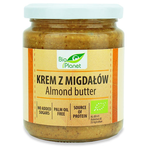 Krem z prażonych migdałów 250 g - Bio Planet (EKO)