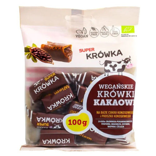 Krówki kakaowe bezmleczne bezglutenowe 100 g - Me Gusto (EKO)
