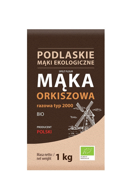 Mąka orkiszowa razowa typ 2000 1 kg - Mąki Podlaskie (EKO)